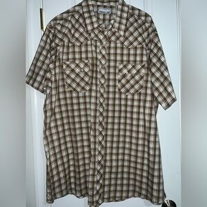 Wrangler Pearl Snap Button Down Shirt